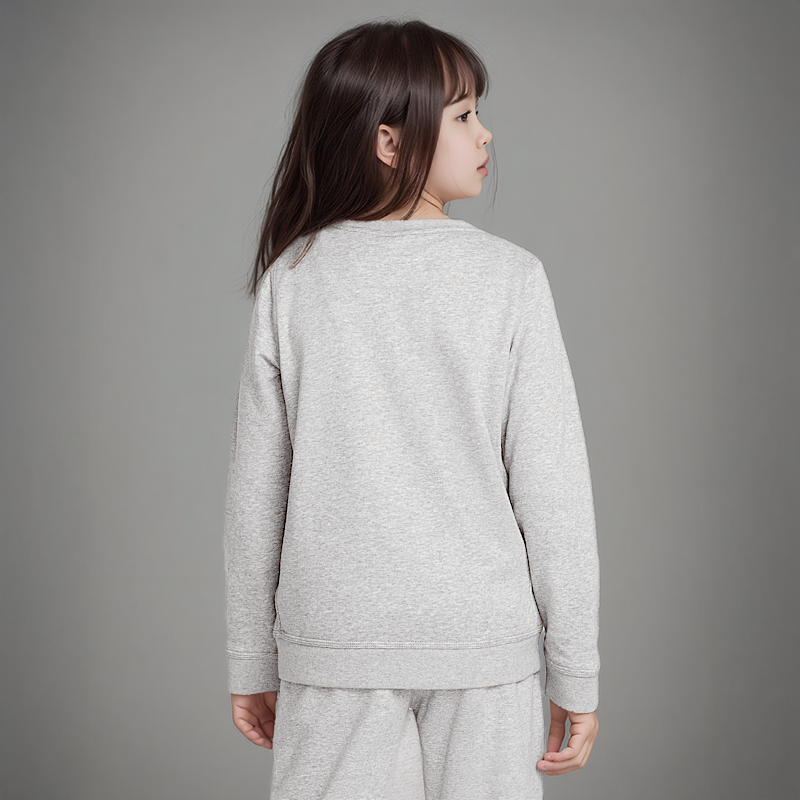 [국내매장판] 나이키 키즈 맨투맨 간절기 초등학생 주니어 긴팔 티셔츠 그레이, XL(80) - 상세 이미지 2