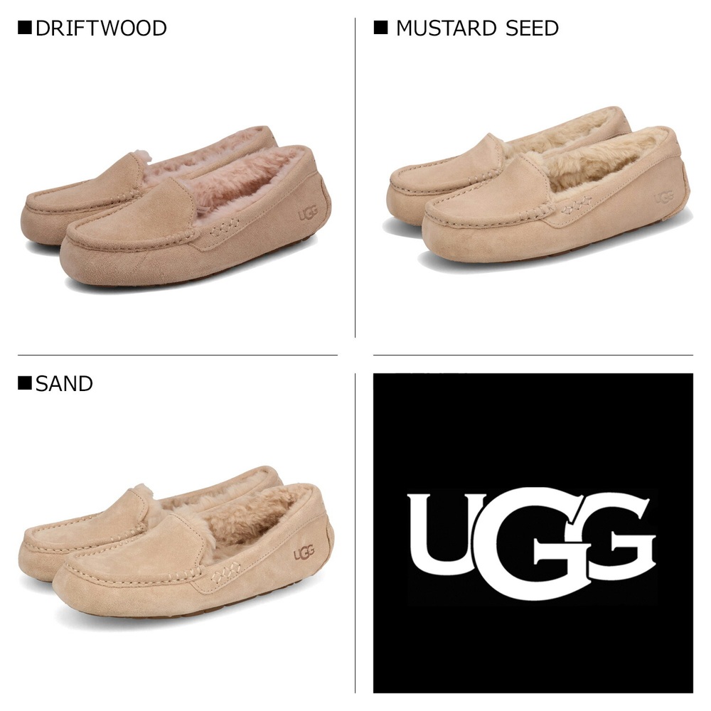 어그 UGG 여성 앤슬리 시어링 모카신 털신 슬립온 양모 안감 1106878 - 상세 이미지 5