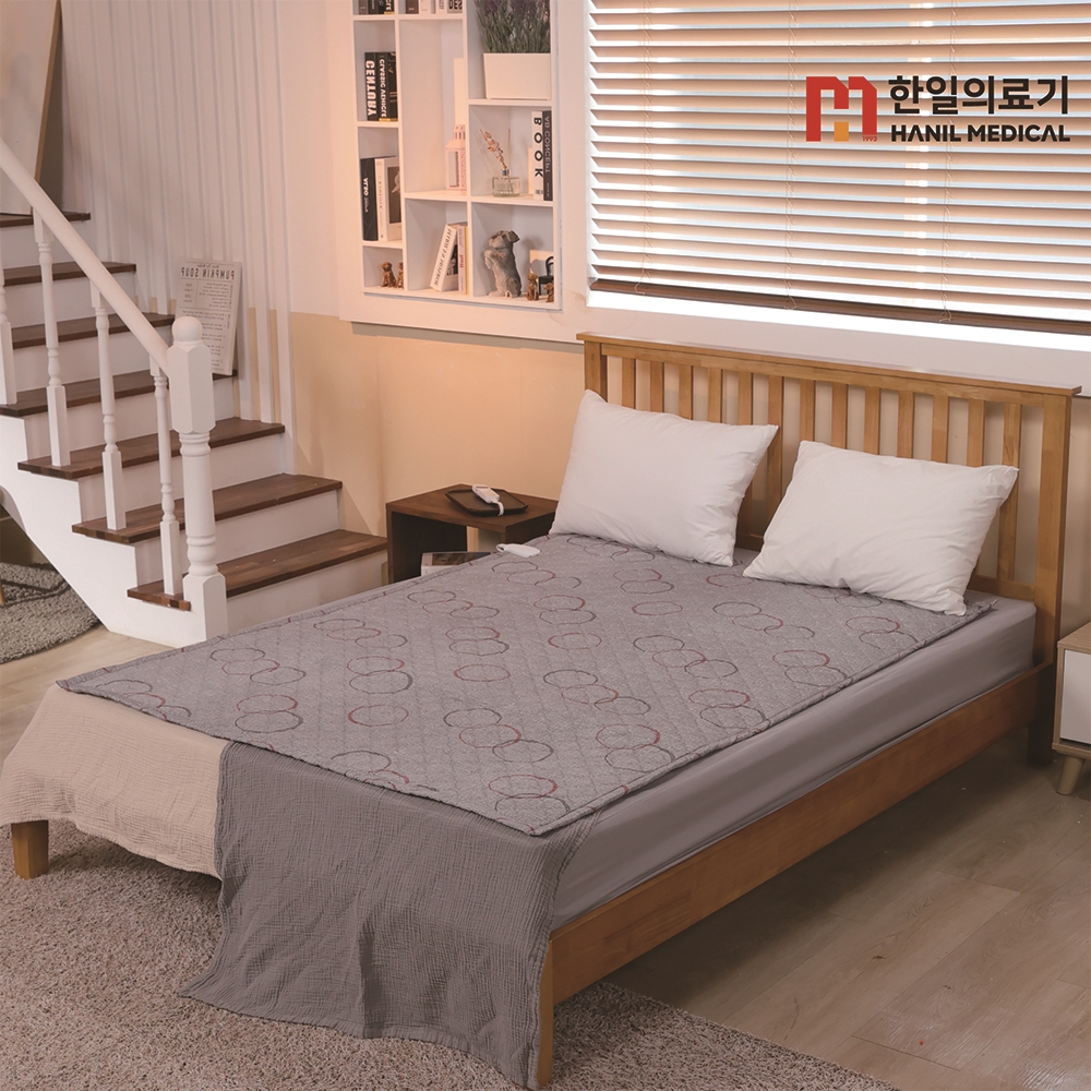 전자파없는 EMF 국산 한일의료기 탄소매트 카본 전기매트 전기요 전기장판 슈퍼싱글, 110x180cm, 오보석+마그네틱