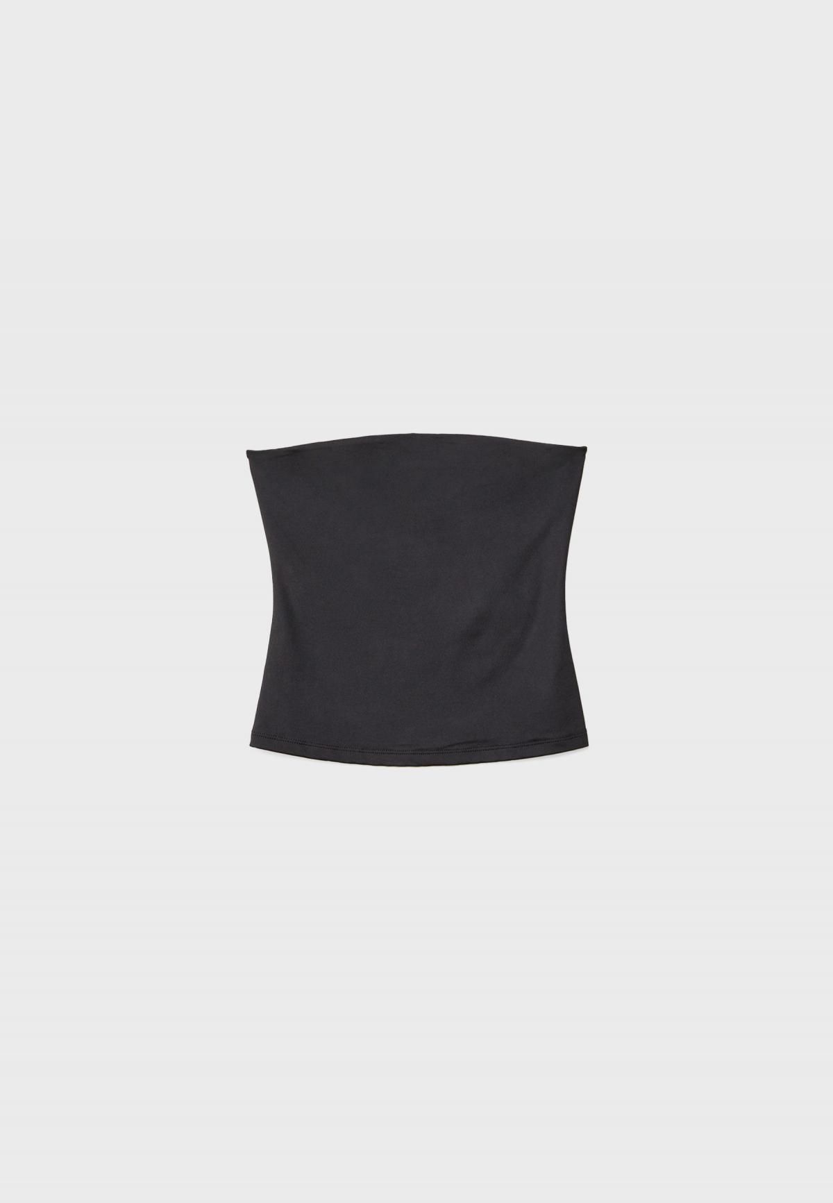 스트라디바리우스 베이직 폴리아미드 튜브탑 2555/410 BLACK - 메인 이미지