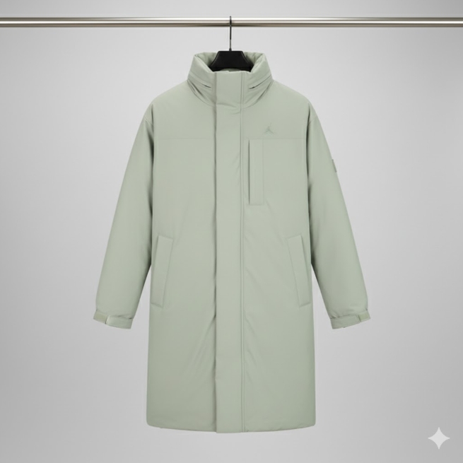 네파 겨울 공용 에어그램 아웃도어 구스다운 커플 롱패딩 점퍼 - 상세 이미지 2