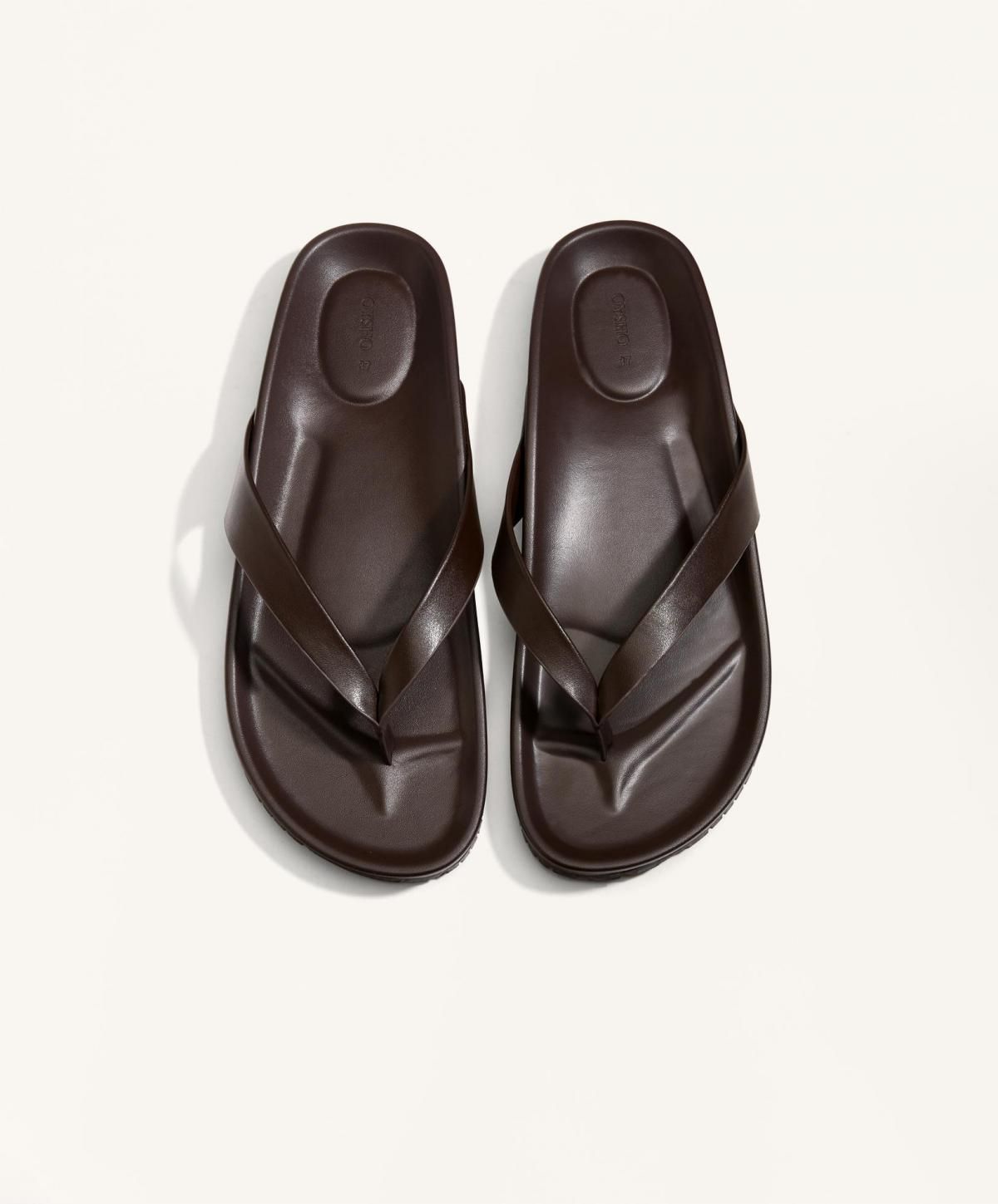 오이쇼 에르고노믹 스트랩 플랫 샌들 1201/680 BROWN - 상세 이미지 3