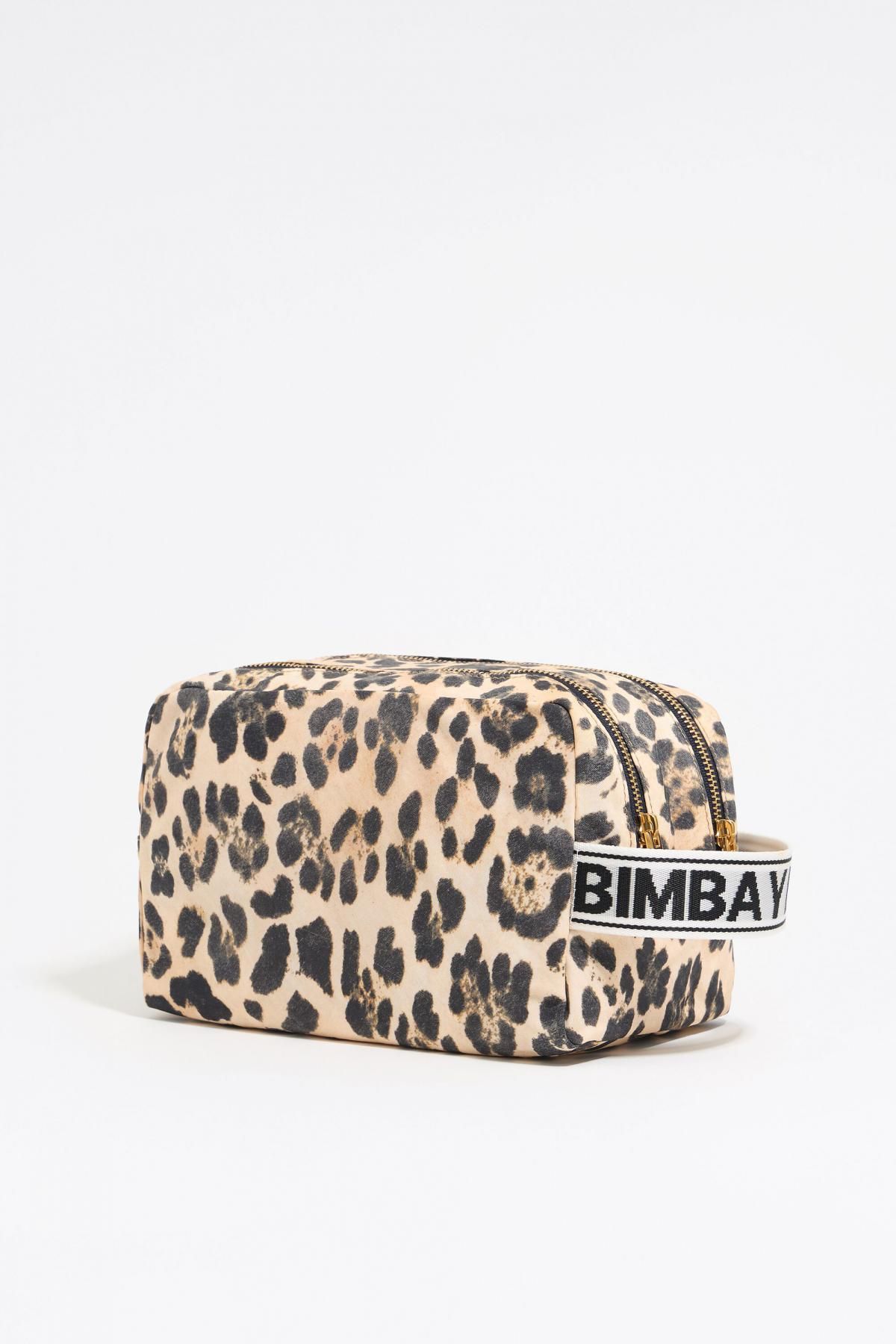 빔바이롤라 레오파드 패턴 나일론 라지 코스메틱 파우치 251BBK459.11201 LEOPARD NATURAL - 상세 이미지 5