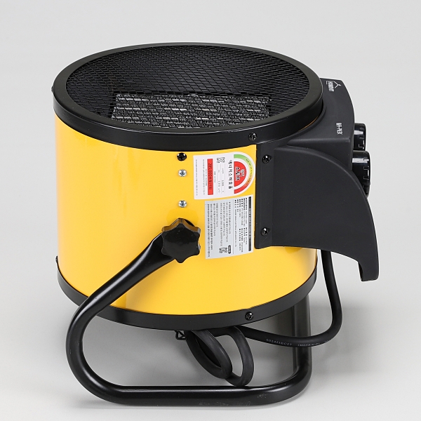 PTC 히터 전기온풍기 난방기 산업용 공업용 농업용 캠핑용 팬히터 옐로우