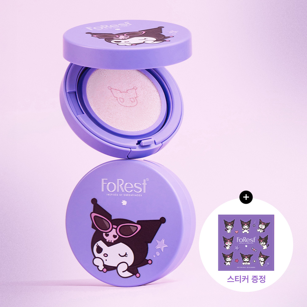 포레스트 선쿠션 쿠로미 에디션 13g SPF50+ (쿠로미 스티커 증정) / 유아, 키즈, 어린이 - 상품 이미지