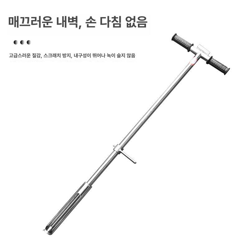 토양 시료채취기 토양검사 농업연구 샘플채취 진흙채취 드릴형 1m - 상세 이미지 2