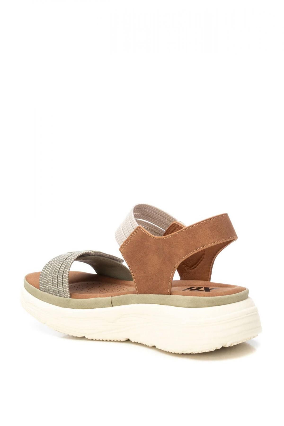 엑스티아이 VEGAN 스트랩 샌들 여성 컴포트 데일리슈즈 1529575 KAKI - 상세 이미지 4