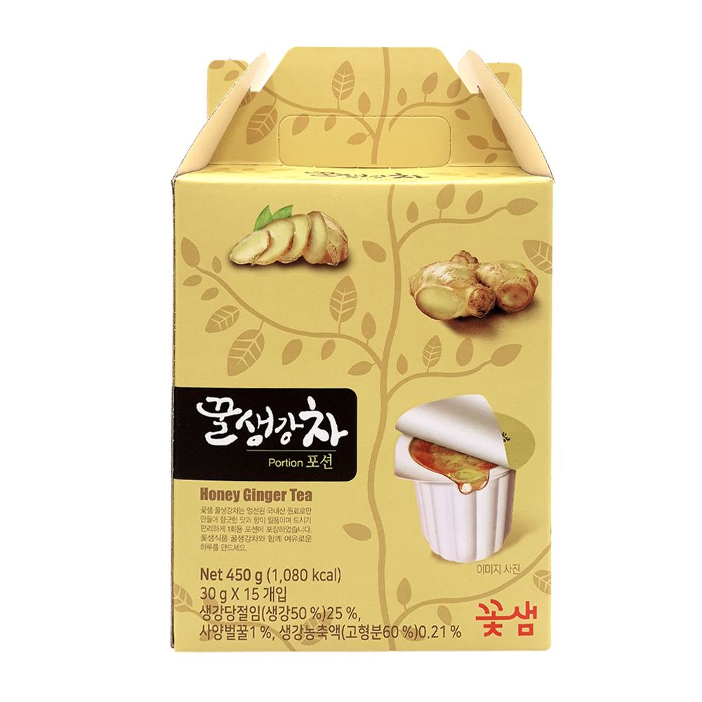 꽃샘 꿀생강차 포션 30g x 15개입 - 상품 이미지