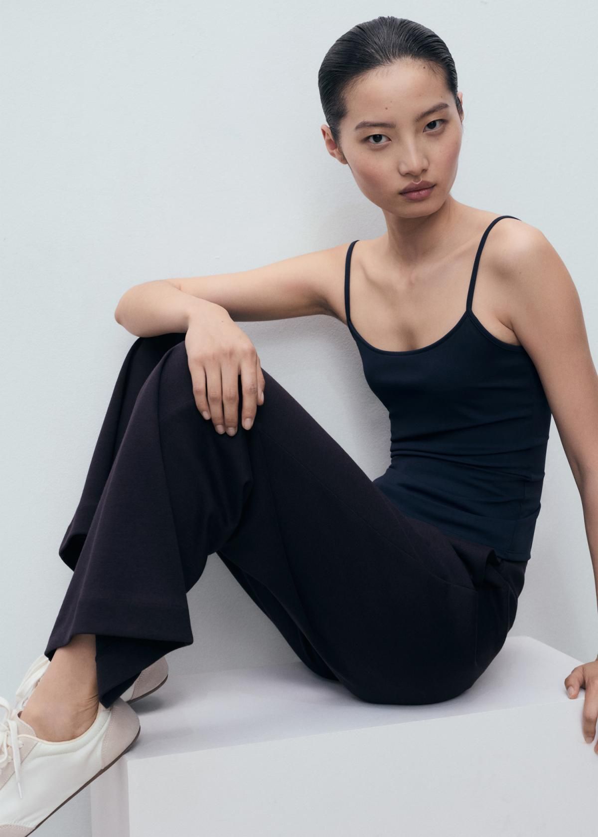 망고 베이직 코튼 조거 팬츠 17065167 AZUL MARINO - 상세 이미지 5