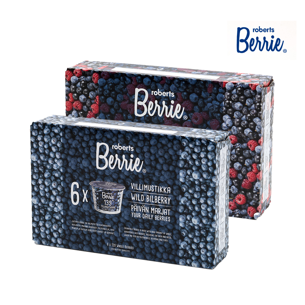 로버츠베리에 야생 빌베리 1BOX + 빌베리&라즈베리 1BOX - 상품 이미지