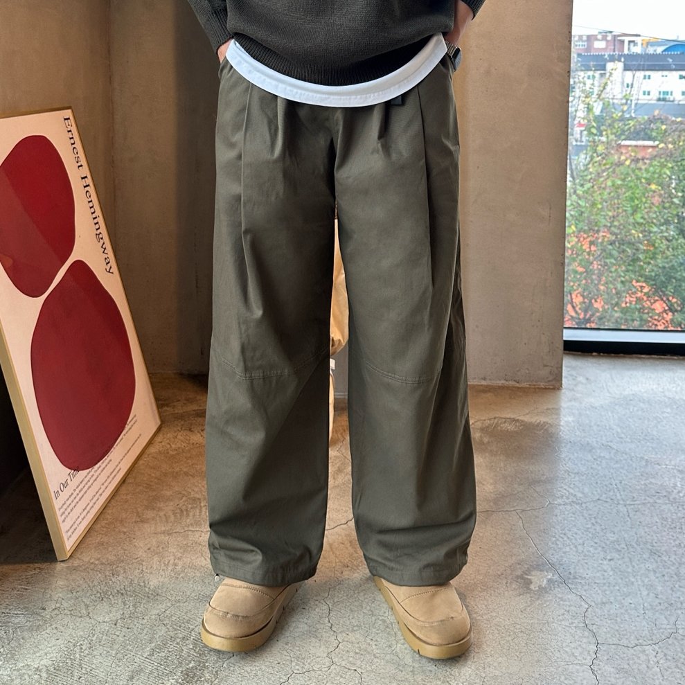 벌룬팬츠 남자치노팬츠 남자통바지 카고바지 - 상품 이미지