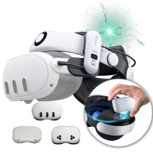 메타퀘스트3 s vr 스트랩 악세사리 BOBOVR S3PRO 헤일로 배터... 개봉기 | 실사용 후기 - 상품 이미지 1