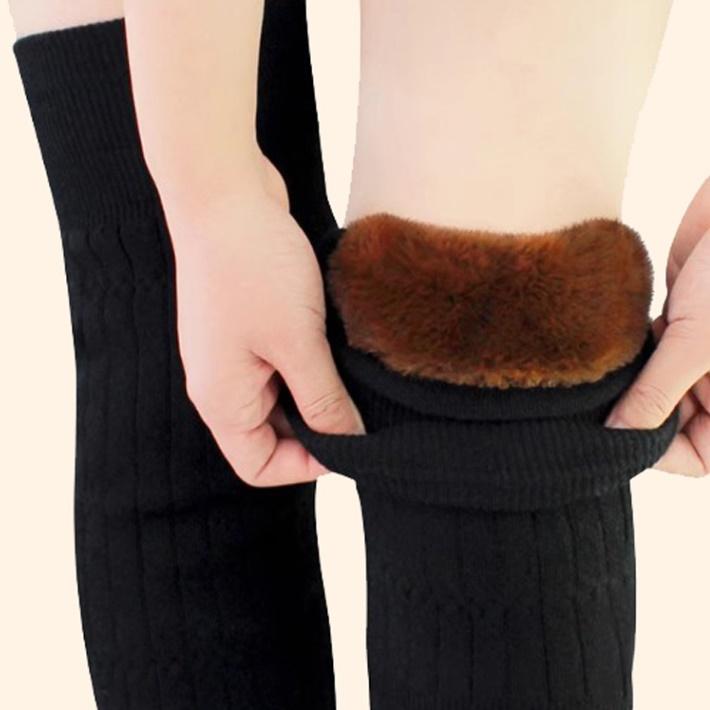 기모 무릎토시워머 안쪽 보호 겨울 니트무릎워머 - 메인 이미지