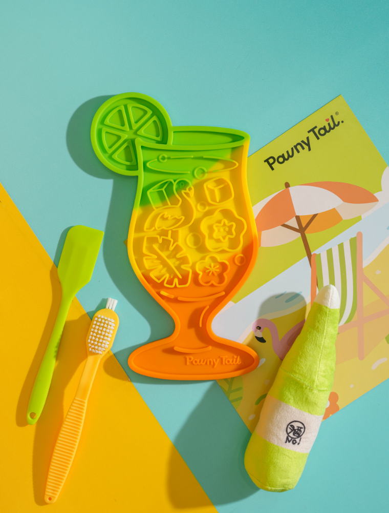 [포니테일] 오아시스진 강아지 실리콘 슬로우식기 고양이 흡착식 릭매트 슬로우피더