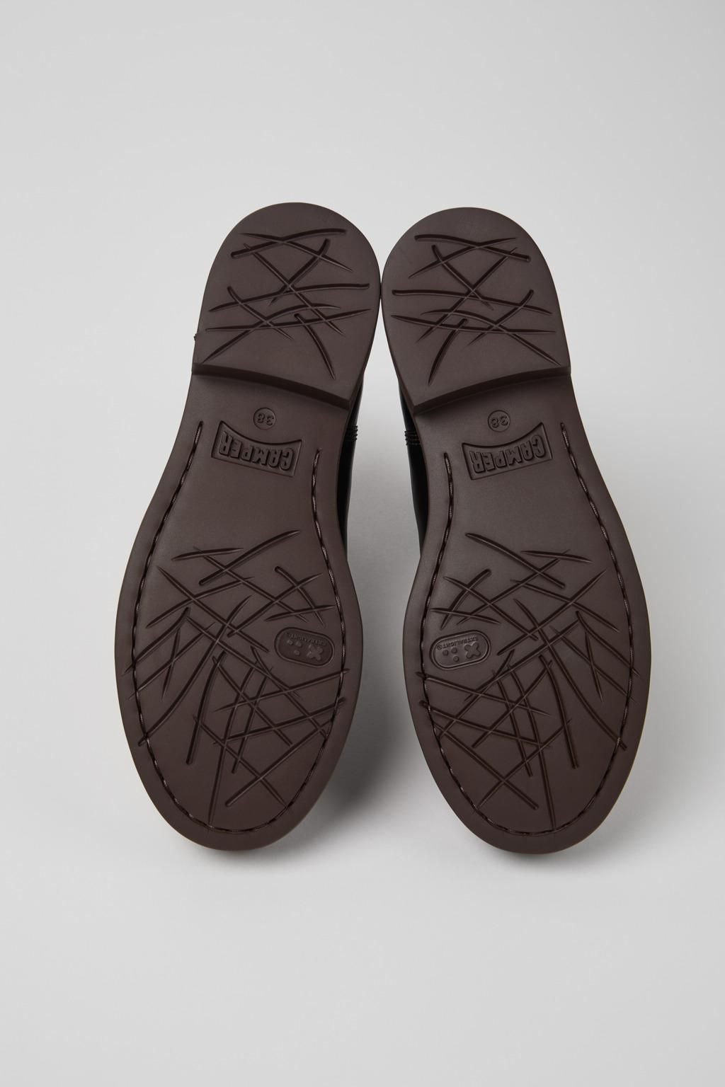 캠퍼 프리미엄 브라운 레더 앵클부츠 XL 엑스트라라이트 아웃솔 K400761-002 BROWN - 상세 이미지 5