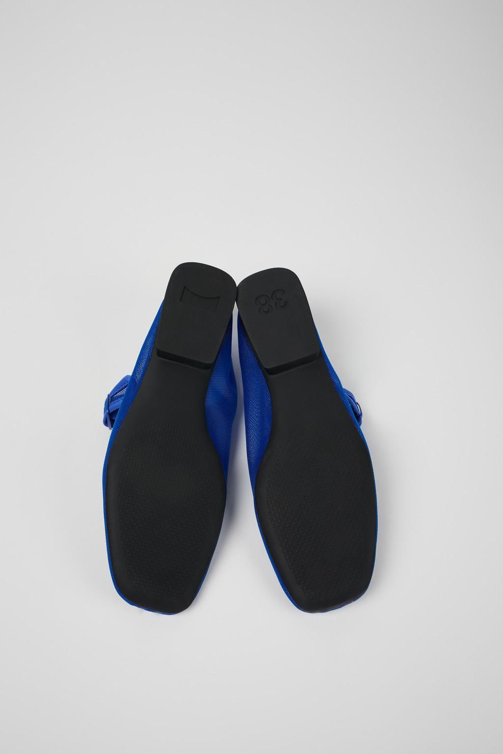 캠퍼 친환경 리사이클 메리제인 스퀘어토 로우힐 블루 펌프스 K201628-001 BLUE - 상세 이미지 5