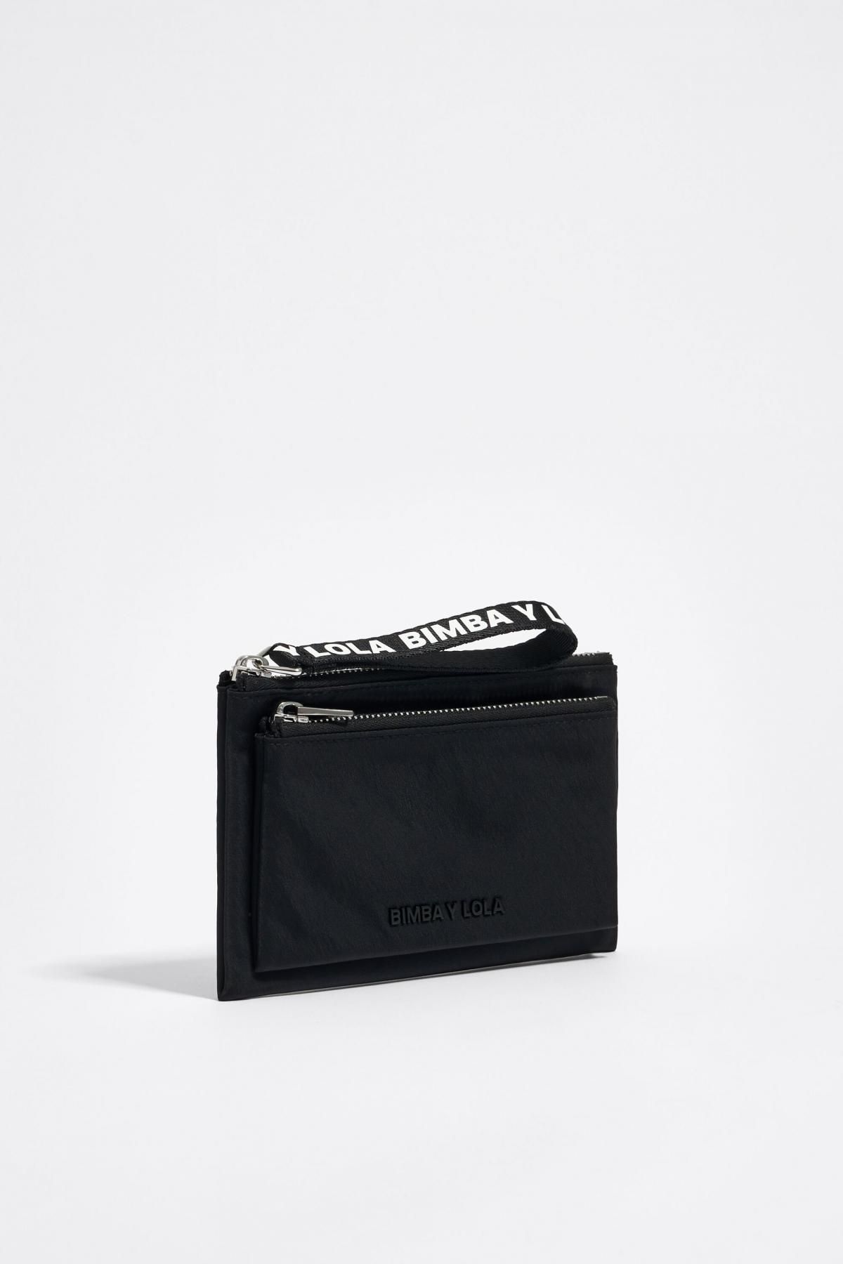 빔바이롤라 테크니컬 나일론 블랙 미니 지갑 212BBH205.T2000 BLACK - 상품 이미지