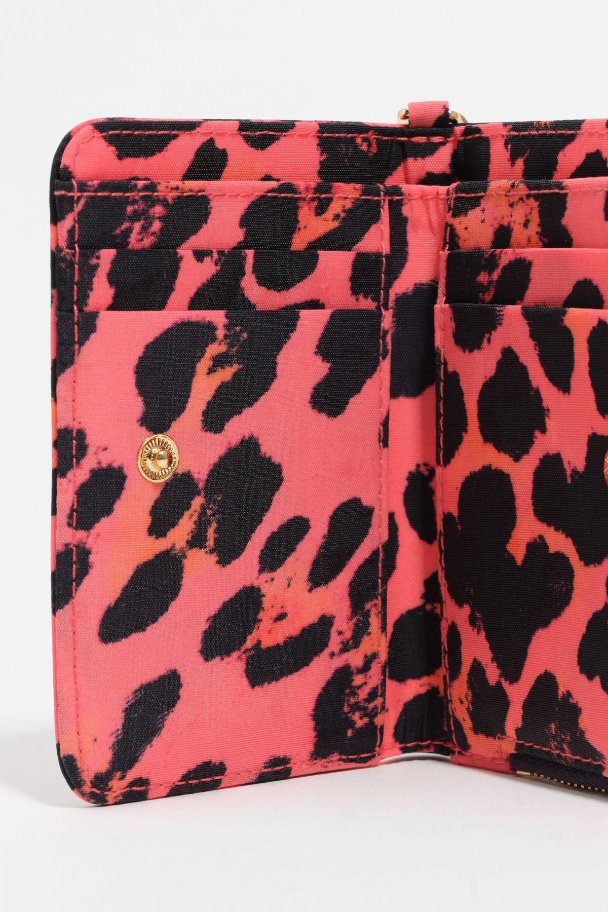 빔바이롤라 일렉트릭핑크 나일론 크로스 미니 파우치 252BBK223.11340 LEOPARD ELECTRIC PINK - 상세 이미지 4