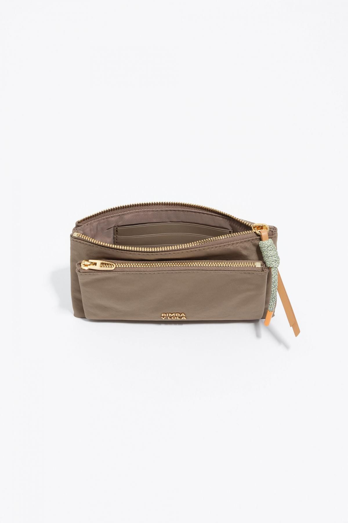 빔바이롤라 테크니컬 나일론 카키브라운 포켓 파우치 252BBI205.11546 KHAKI BROWN - 상세 이미지 3