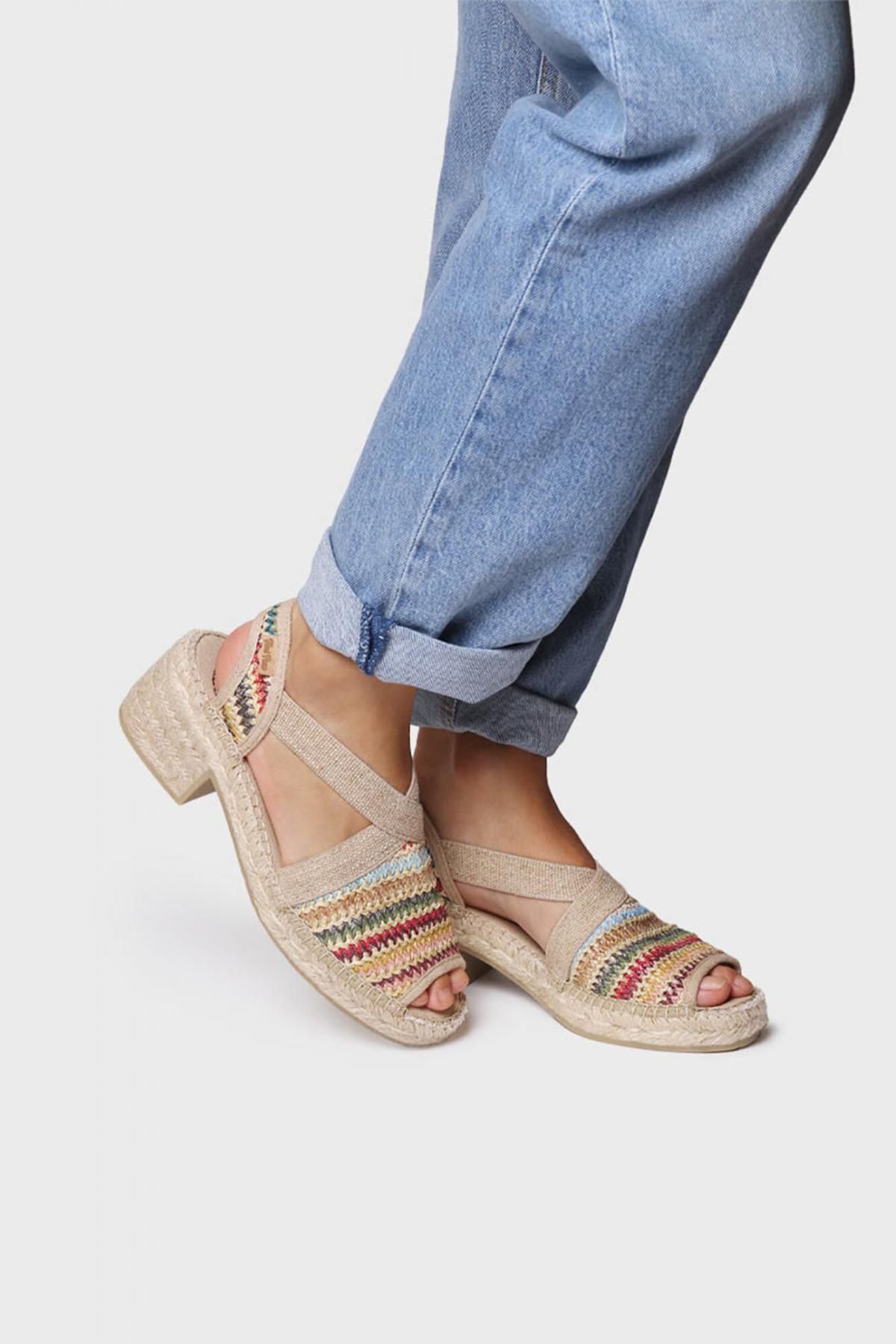 토니폰즈 멀티컬러 스트랩 샌들 로우힐 에스파드리유 3899378 MULTICOLOR - 상세 이미지 3