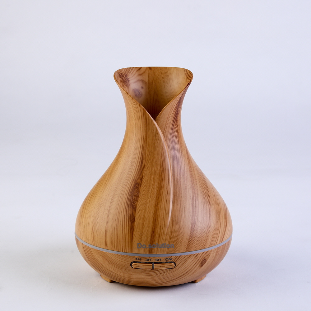 호리병 우드 LED 초음파 가습기 400ml 저소음 탁상용 인테리어 사무실용 대표 이미지