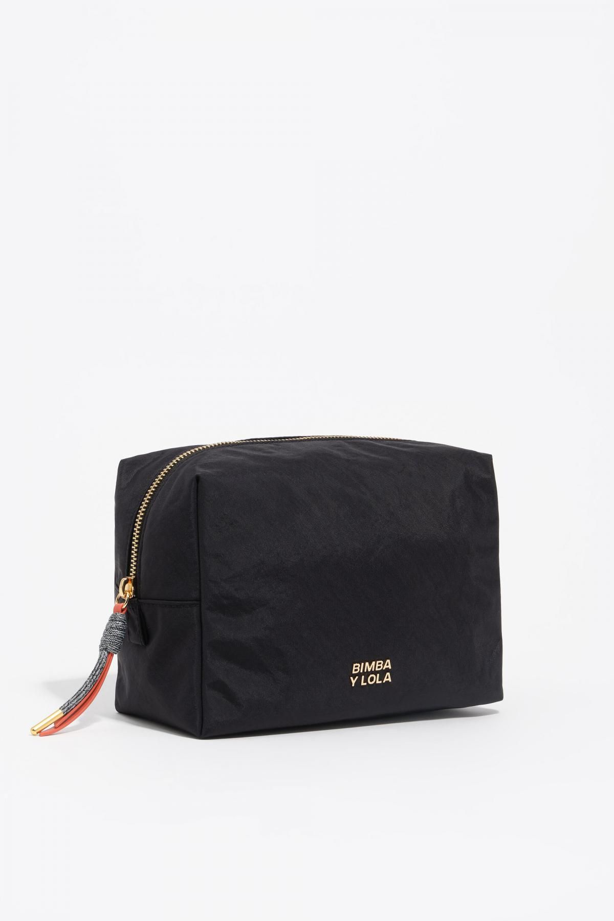 빔바이롤라 블랙 나일론 라지 코스메틱 파우치 252BBI421.11000 BLACK - 상품 이미지