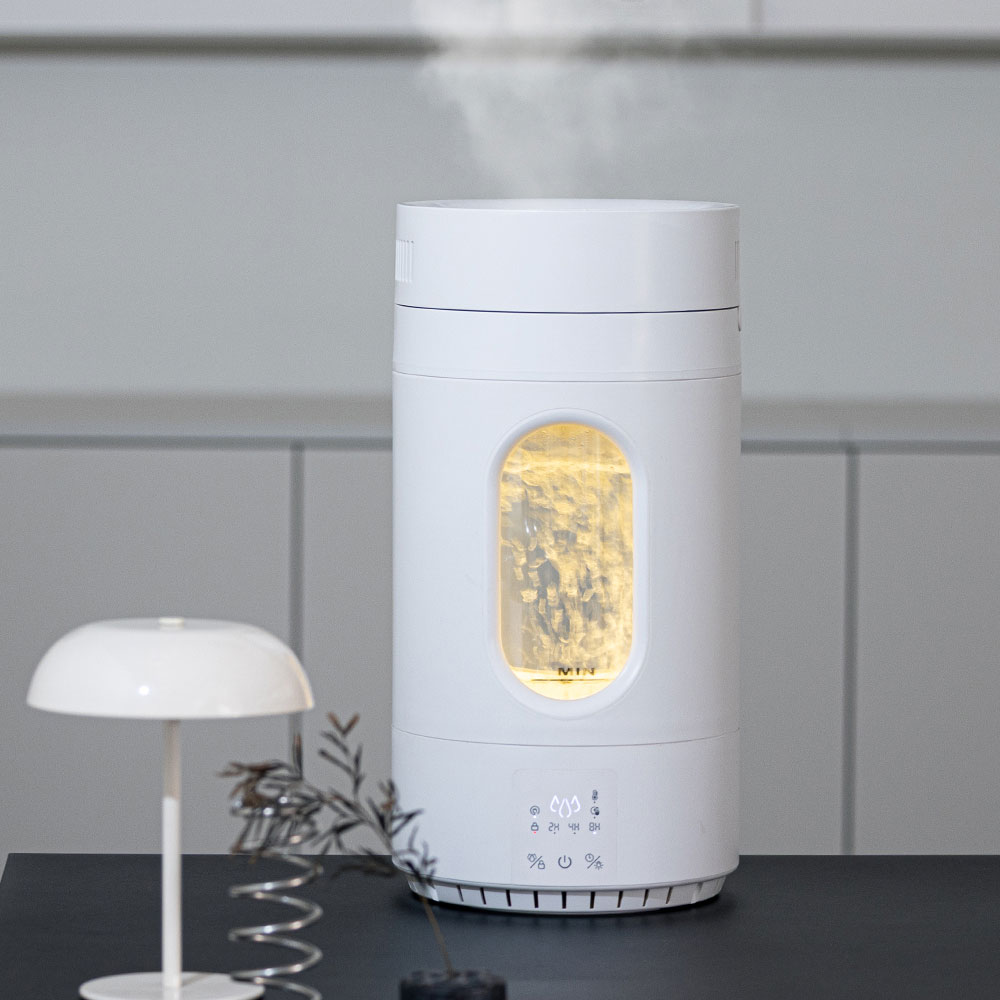 신일 가열식가습기 대용량 저소음 유리 물샘 화상방지 빠른 가열 가습기 SUH-SD60T 화이트