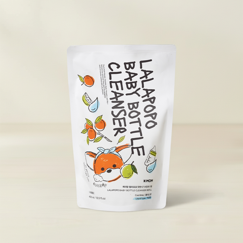 케이맘 랄라포포 젖병식기세정제 리필 400ml (액상형) - 상품 이미지