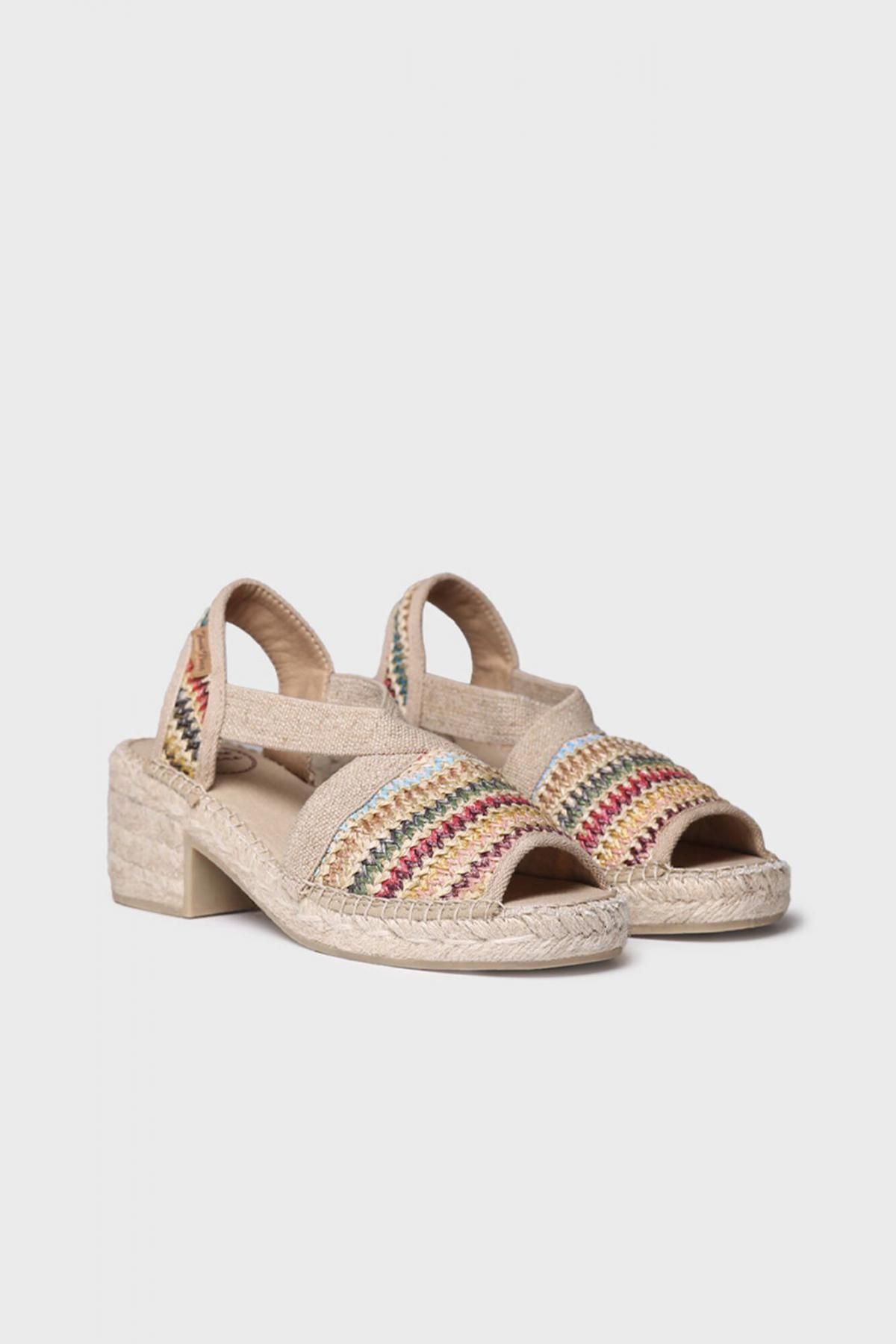 토니폰즈 멀티컬러 스트랩 샌들 로우힐 에스파드리유 3899378 MULTICOLOR - 상세 이미지 2