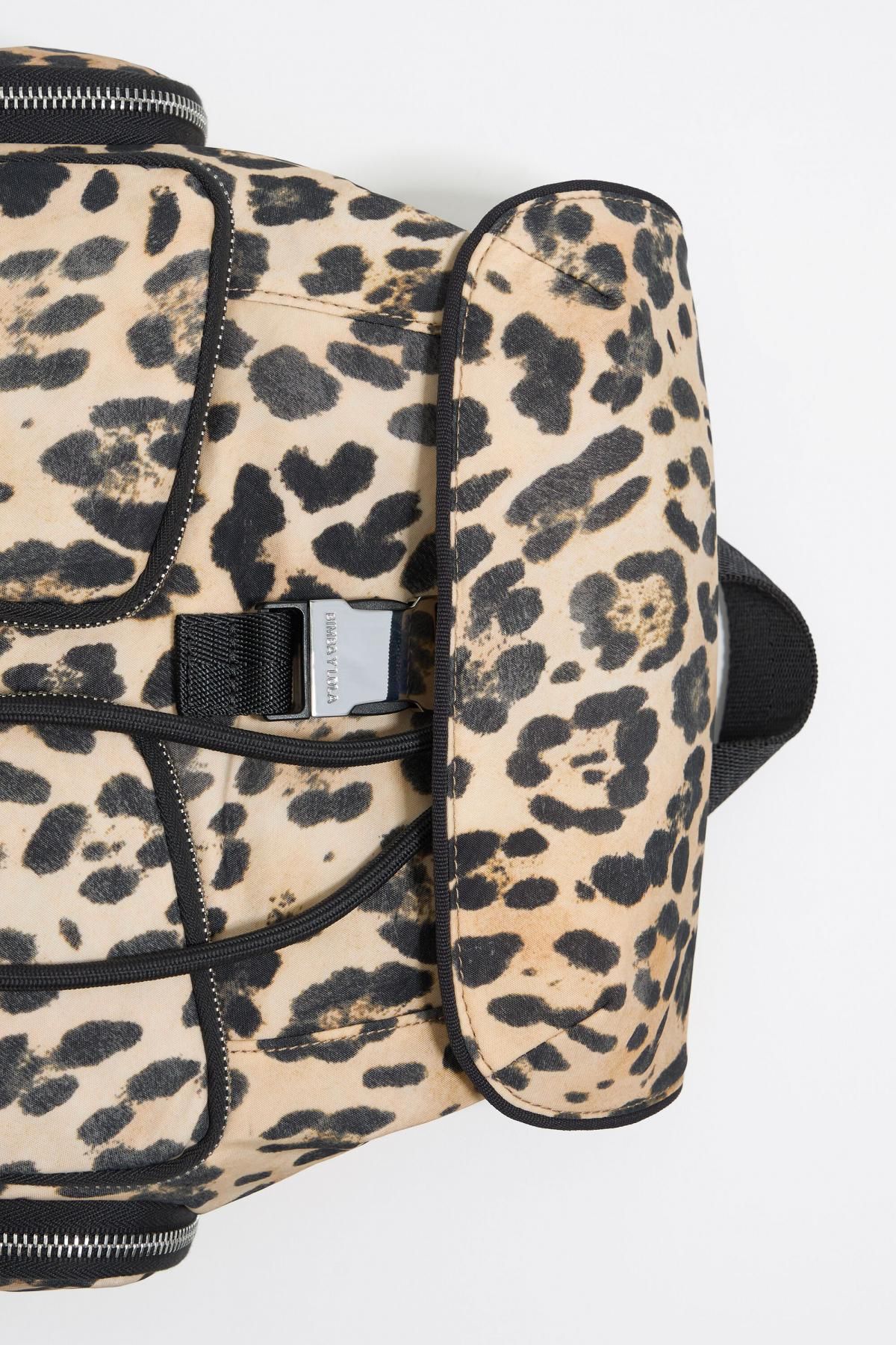 빔바이롤라 레오파드 패턴 나일론 미디엄 백팩 251BBKQ1Z.10201 LEOPARD NATURAL - 상세 이미지 2