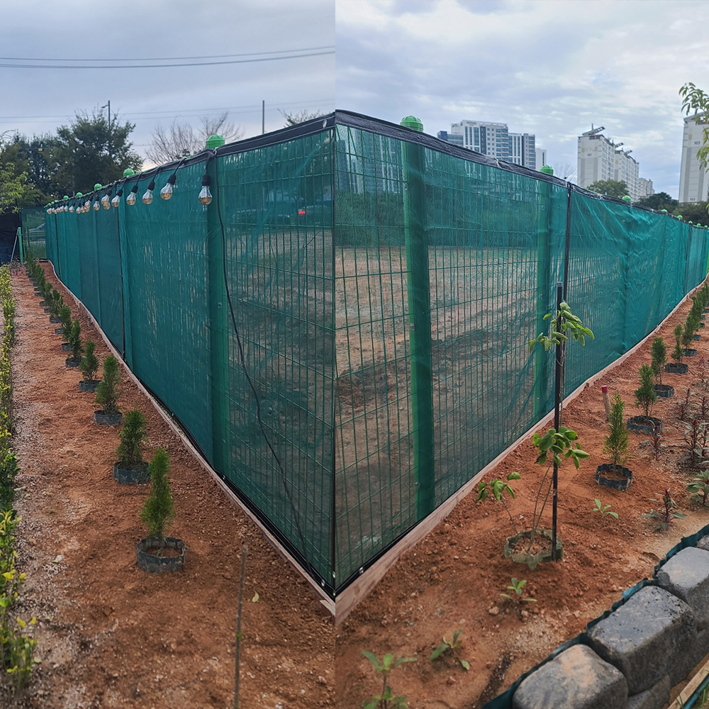 테라스 가림막 펜스 베란다 옥상 울타리 난간 전원주택 담장 가리개 1.2m x 3.6m