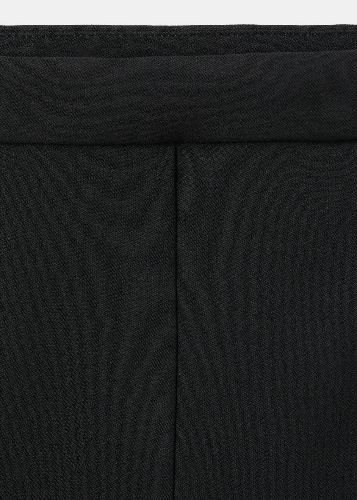 망고 하이웨이스트 플레어 롱 슬랙스 팬츠 17038636 NEGRO - 상세 이미지 5