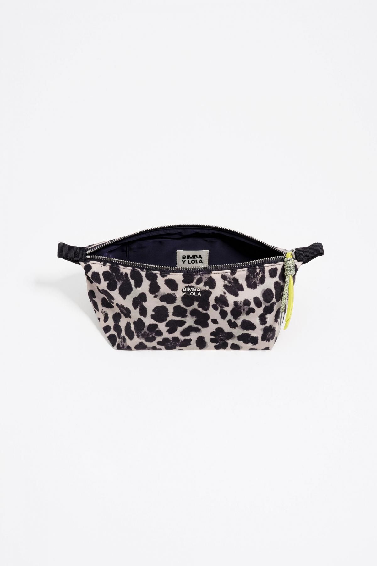 빔바이롤라 레오파드 패턴 나일론 코스메틱 파우치 252BBK415.10342 LEOPARD GREY - 상세 이미지 3
