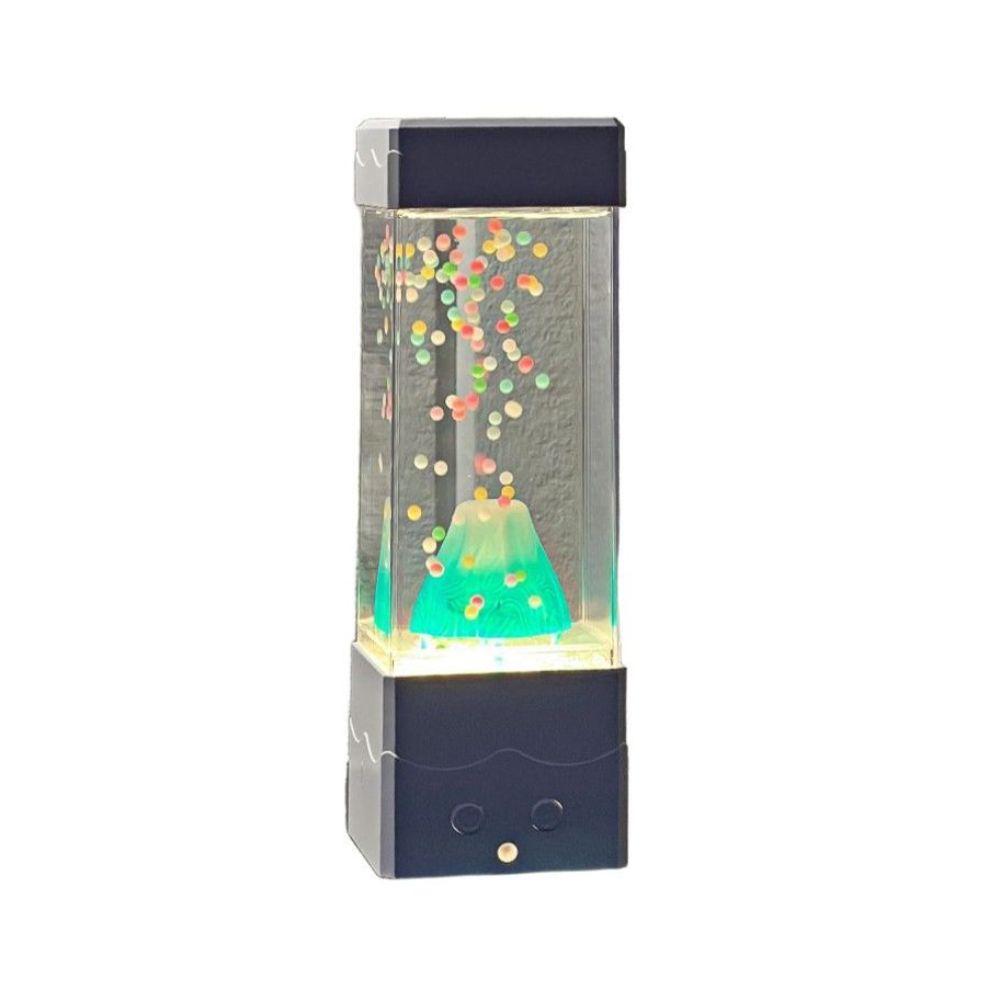 램프 해파리 해파리멍 조명 화산폭발 수면등 무드등 LED 물고기등-7색 8x23cm - 상세 이미지 2