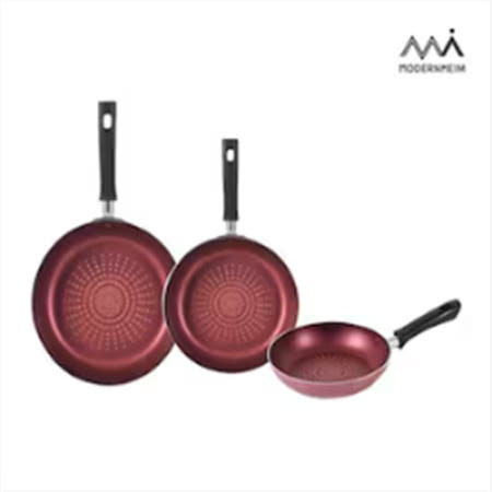[모던하임] 인덕션 다이아몬드 프라이팬 3종세트(20cm+26cm+28cm) MH_diaf202628