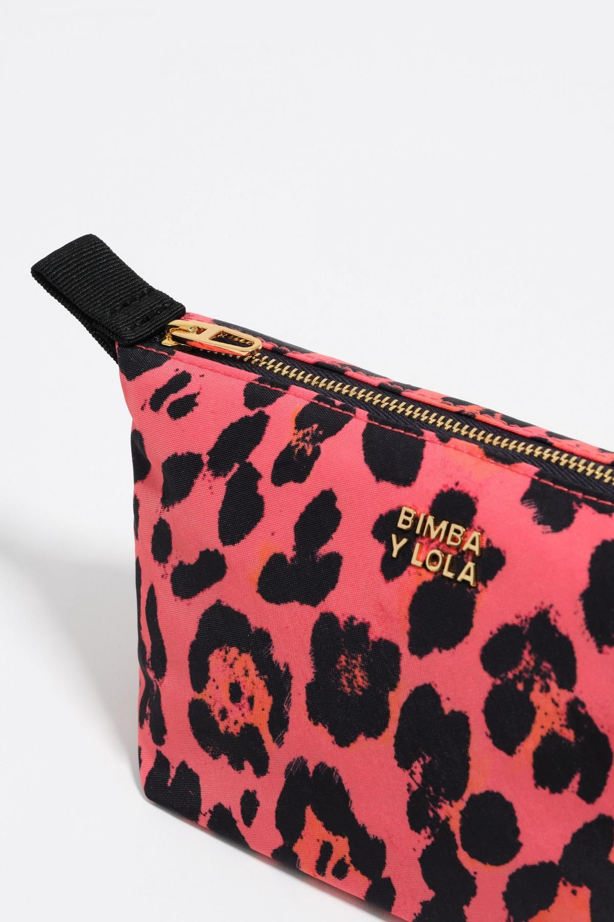 빔바이롤라 트렌디 레오파드 일렉트릭핑크 나일론 코스메틱 파우치 252BBK413.11340 LEOPARD ELECTRIC PINK - 상세 이미지 2