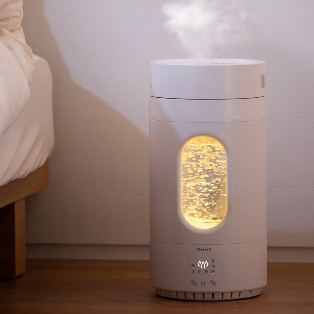 신일 가열식가습기 대용량 저소음 유리 물샘 화상방지 빠른 가열 가습기 SUH-SD60T 화이트