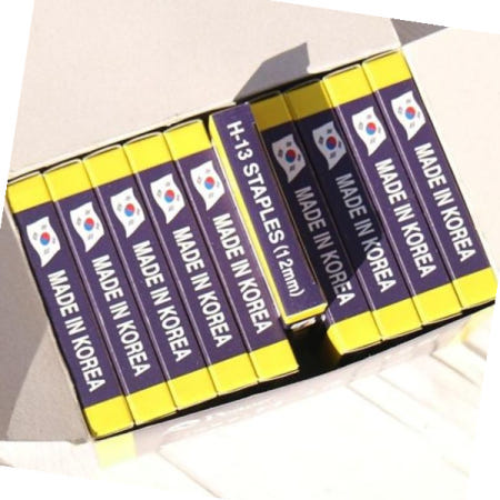 스테이플러 피스코리아 제본용 침/심 1박스(10갑) H13호 12mm