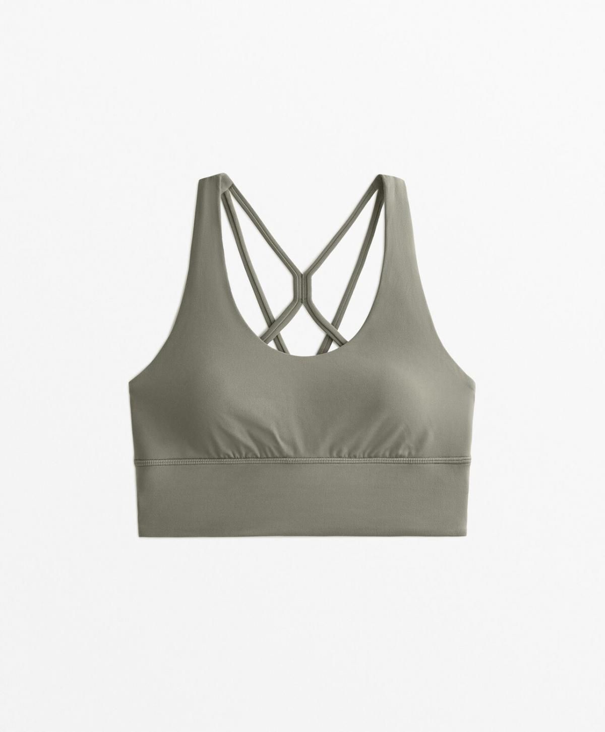 오이쇼 테크니컬 미디엄서포트 컴포트럭스 스포츠 브라 컵내장 2977/901 MIDKHAKI - 상품 이미지
