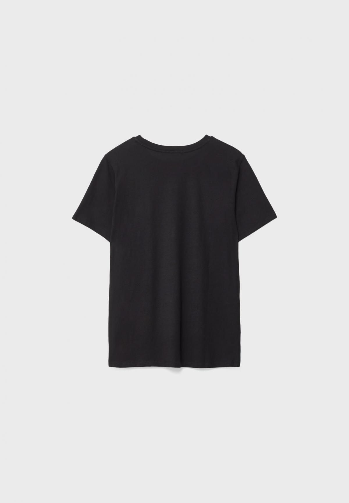 스트라디바리우스 베이직 코튼 레귤러핏 라운드넥 반팔 티셔츠 2팩 2500/842 WHITE - 상세 이미지 3