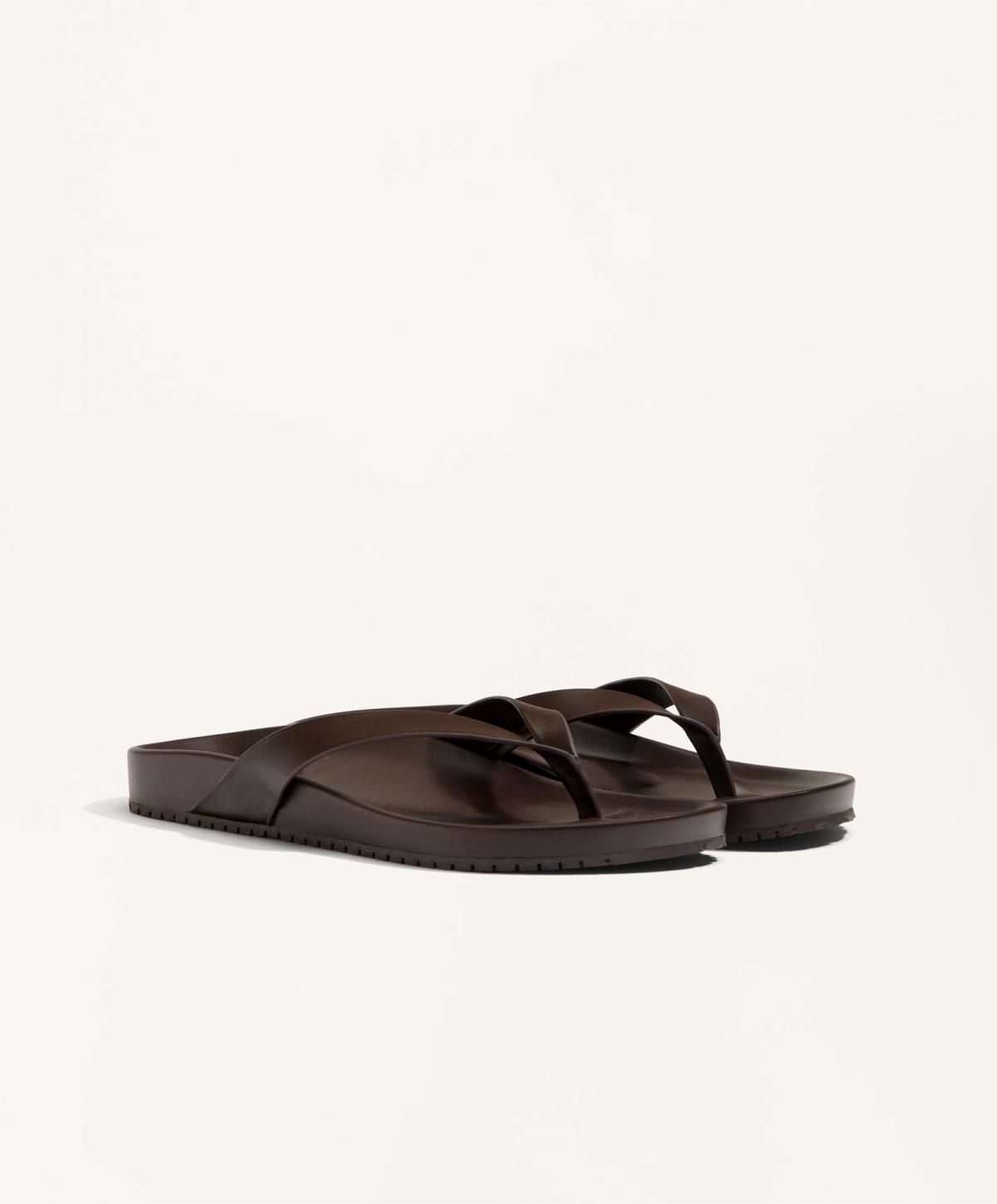오이쇼 에르고노믹 스트랩 플랫 샌들 1201/680 BROWN - 상세 이미지 2