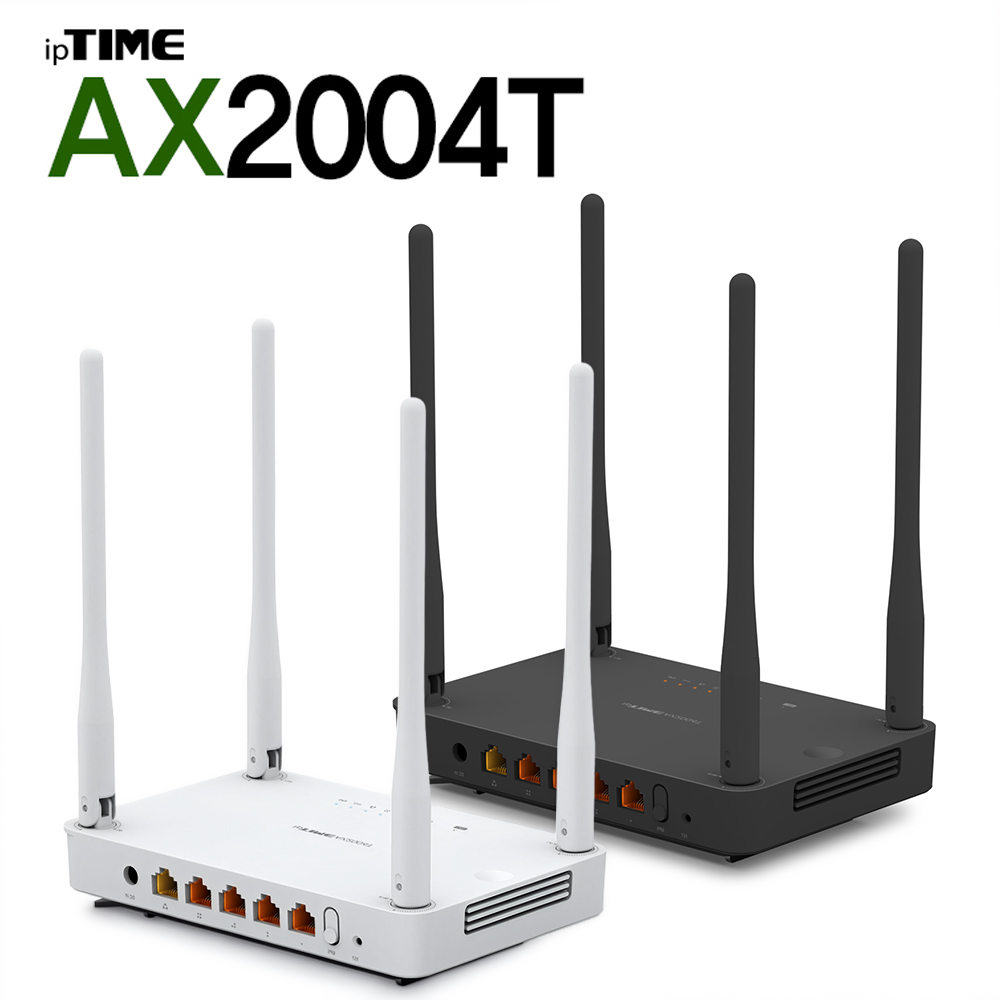 ipTIME 공유기 AX2004T 유선 무선 공유기 Wi-Fi6 듀얼밴드 와이파이 인터넷
