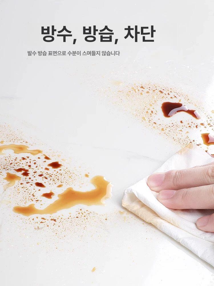 화장실 천장 욕실 파티션 방수 배관부품 셀프 천정재 스티커 발코니 배경 마감재 거실 펄화이트 대형 40x80cm 30개 9.6㎡ - 상세 이미지 4