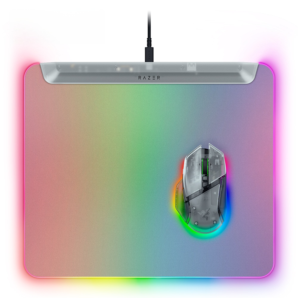 레이저코리아 파이어플라이 V2 Pro RGB 마우스패드 팬텀 화이트 에디션 - 상세 이미지 2