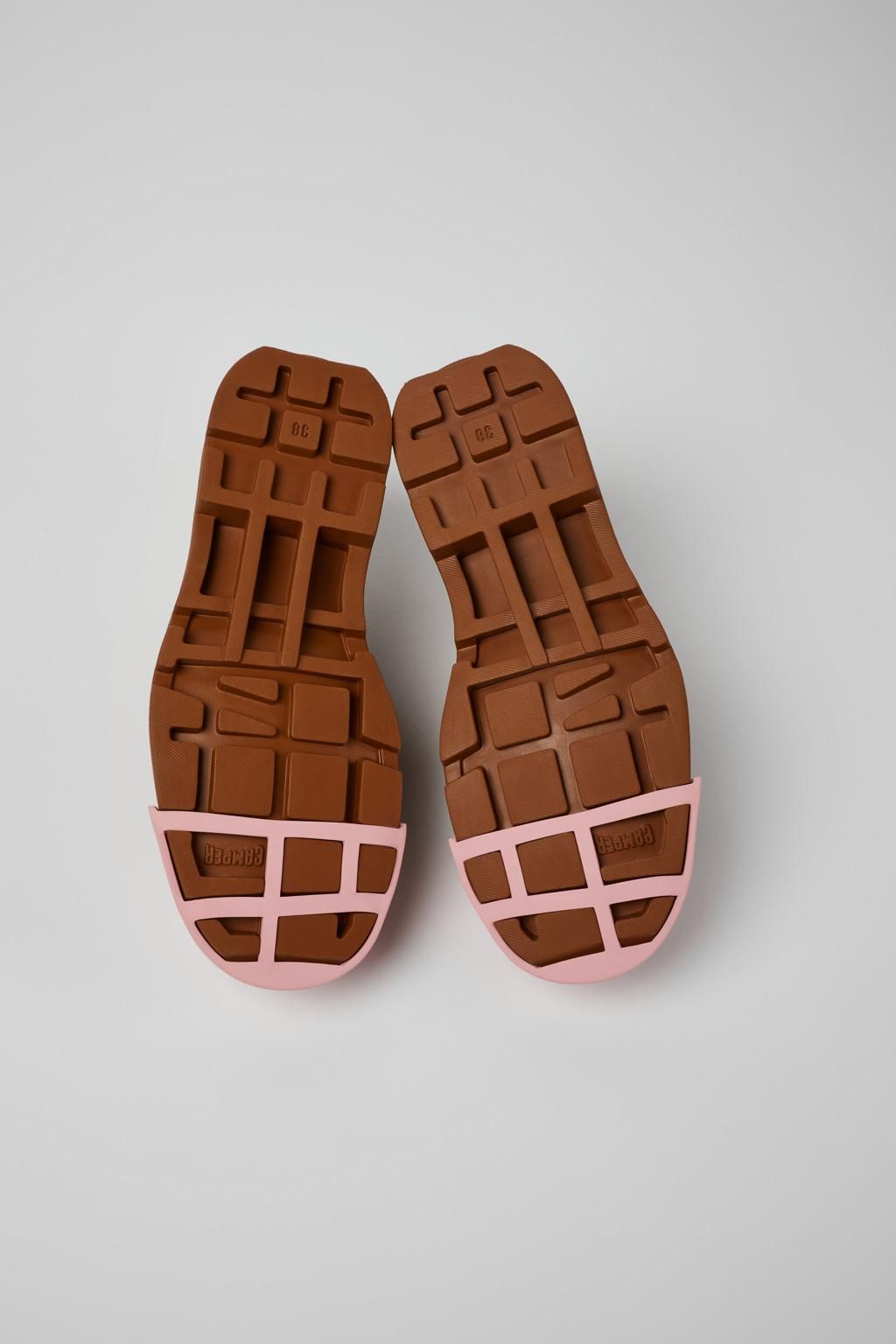 캠퍼 친환경 브라운 누벅 로우테크니컬 클래식 슈즈 K201469-021 BROWN - 상세 이미지 5