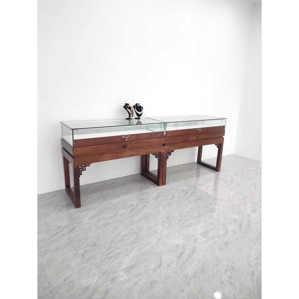빈티지 박물관 쇼케이스 전시용 유리 진열 인테리어장 40x40x130 LED 스트립 - 상세 이미지 5