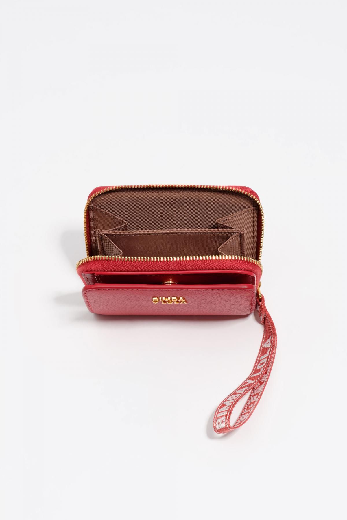 빔바이롤라 레더 미니멀 플랩 미니 지갑 252BBB201.12200 RED - 상세 이미지 3