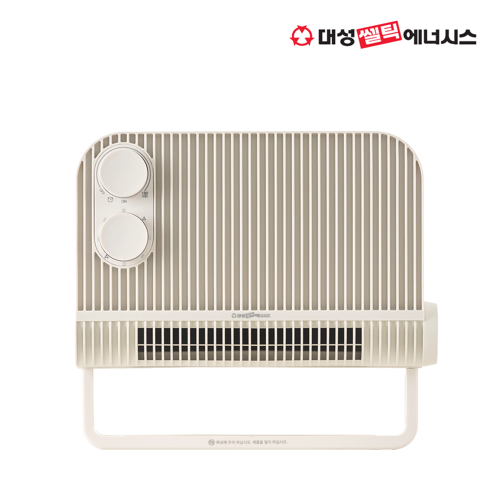 대성쎌틱 욕실 온풍기 PTC 히터 가정용 무타공 화장실 발 난로 탁상용 난방기 미니 소형