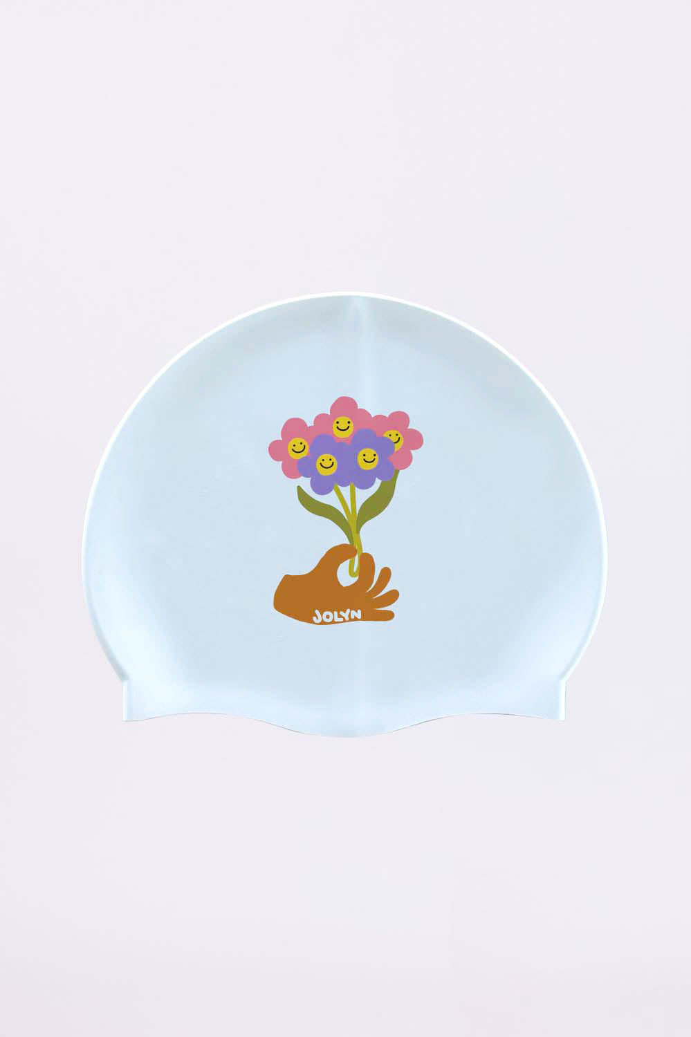 졸린 실리콘 스윔 캡 수모 보통 사이즈, Flower Bouquet - 상품 이미지