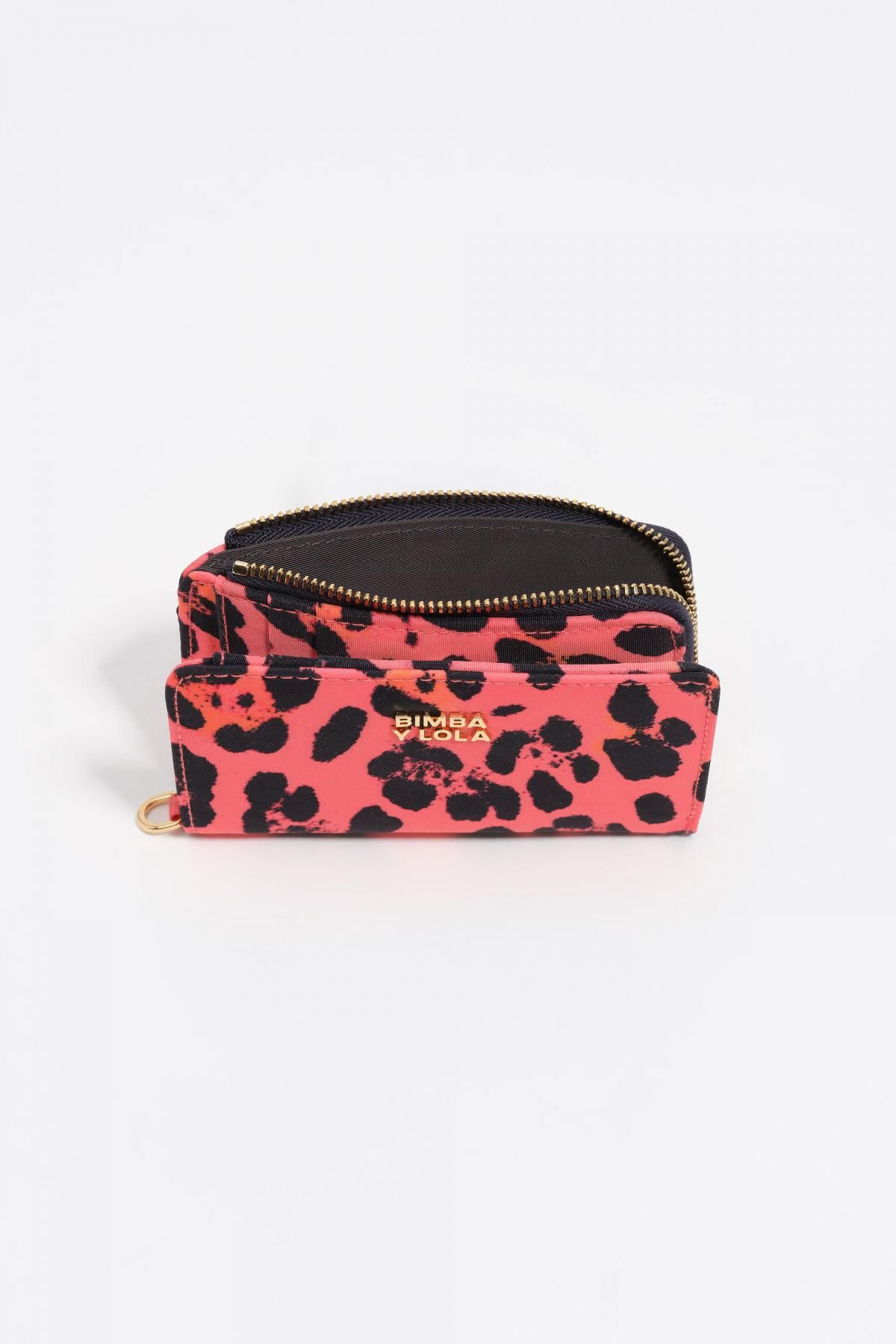 빔바이롤라 일렉트릭핑크 나일론 크로스 미니 파우치 252BBK223.11340 LEOPARD ELECTRIC PINK - 상세 이미지 3